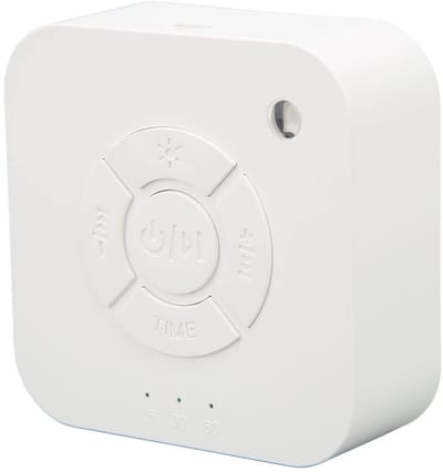 Ynkkvre – Witte ruis machine – 9 rustgevende geluiden – 3 kleuren verlichting – slaaphulpapparaat voor ontspanning en betere nachtrust