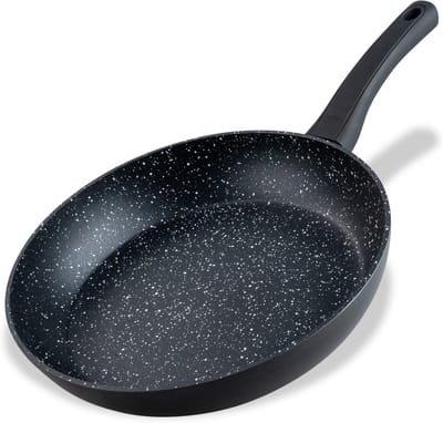 Antiaanbak koekenpan 28 cm - gerecycled aluminium - geschikt voor inductie en oven tot 150°C