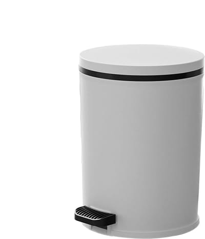 Stille Afvalemmer - Prullenbak Deksel - Handsfree Afvalbeheer - 17 Liter Capaciteit - 24.5 x 26 x 33.5 cm - Zwart