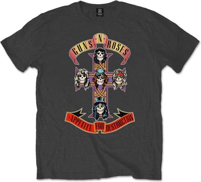 Guns N' Roses - Appetite for Destruction Kinder T-shirt - Kids tm 2 jaar - Zwart