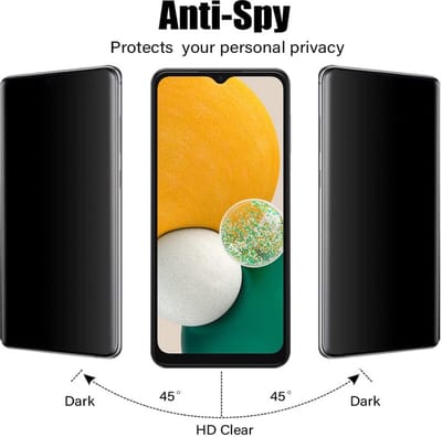 Galaxy A13 Privacy Glass - Samsung A13 4 / 5G Privacy Screen - Privacy Glass Galaxy A13 - Privacy Screenprotector Galaxy A12 Privacy Screenprotector - 2 pack