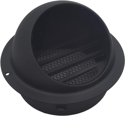 Ronde Roestvrijstalen Ventilatieafdekking met Insectenwering voor Buitenlucht