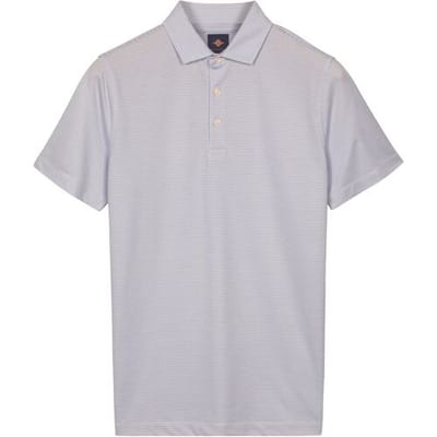 Baileys Polo Yarn Dyed Small Stripe Soft Blue / male