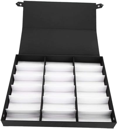 VT Goods - Scatola Occhiali da 18 Posti - Organisator voor Brillen - Duurzaam en Praktisch - 47,5 x 37,5 x 6 cm - Perfect voor Thuis en Winkels - Ge..