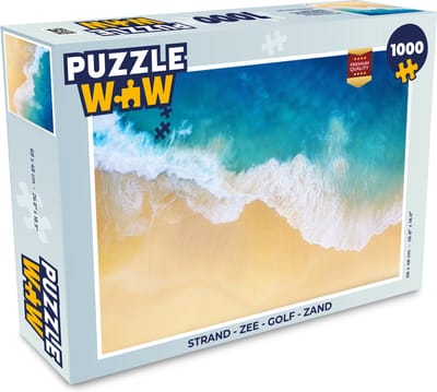 Puzzel Strand - Zee - Golf - Zand - Legpuzzel - Puzzel 1000 stukjes volwassenen