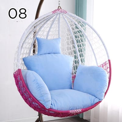 Katoenen Binnenkussen Buiten Kussenhoes Hangschommel Stoel Hangmat Kussensloop Strand Tuin Ligbed Kussenhoes (Geen schommel) S-Cushion Cover