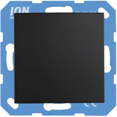 ION E1 blindplaat zwart