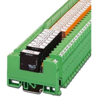 Phoenix Contact EMG 10-REL/KSR-G 24/21-LCU Relaismodule (modulair) Nominale spanning: 24 V/DC Schakelstroom (max.): 6 A 1x wisselcontact Package 10...