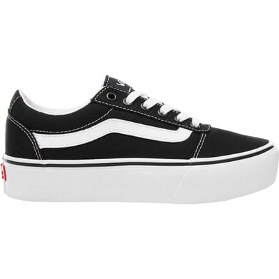 Vans Dames/Dames Ward Platform Trainers (Zwart, Wit)