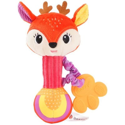 Baby Rammelaars Zacht Handvat Sensorische Shaker Tandenkrijgspeelgoed voor Baby's Sensorisch Pluche Dierenspeelgoed voor 0 12 Maanden Pasgeboren Speelgoed Cadeaus