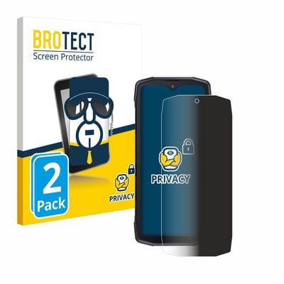 BROTECT - privacy screenprotector voor Cubot King Kong Star 5G - Folie Beschermfolie Blauwlichtfilter 2 Stuks