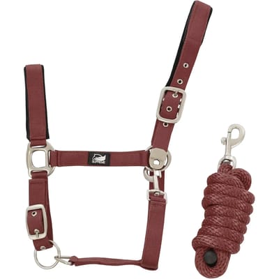 Nylon halster en touw van voor paard Supreme