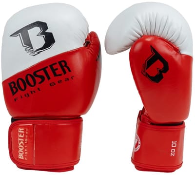 Booster Bokshandschoenen - Thunder Series 3 - Rood / Wit 14 oz