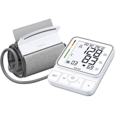Beurer BM 51 easyClip Bloeddrukmeter bovenarm - EasyClip manchet 22-42 cm - Met 1 hand aan te brengen - Test: zeer goed - App: Health Manager Pro - Onregelmatige hartslag - 2 Gebruikers - XL verlicht display - 5 Jaar garantie