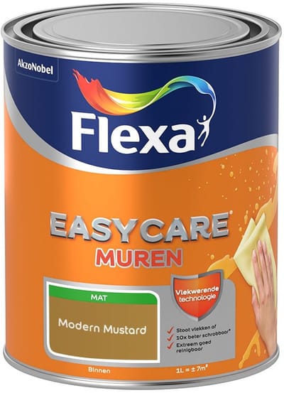 Flexa - Easycare Muren - Modern Mustard - Mengverf - 1 L