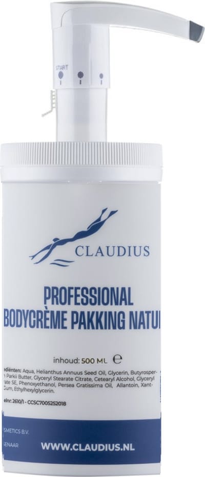 Professional Bodycrème Pakking Naturel - 500 ml - in handige salonverpakking