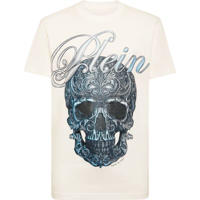 T-Shirt Ronde Hals Ss Skull