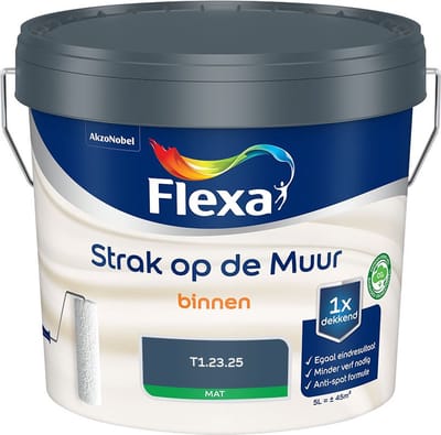 Flexa - Strak Op De Muur Binnen Mat - T1.23.25 - Mengverf - 5 L