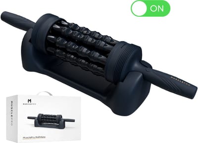 MusclePro RollMate - Foamroller Elektrisch - Elektrische Massageroller - Massage roller - Rug massage apparaat - voetmassage apparaat - Trigger point massage