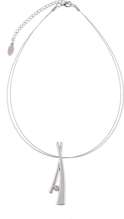 Behave - Design ketting met kristalhanger - Minimal chic stijl