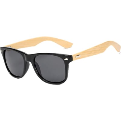 FOENIXSONG Dames Zonnebril Bamboe Hout Arm Vintage Zon Stijlvolle Bril voor Mannen Retro Zonnebril Mode Brillen MULTI