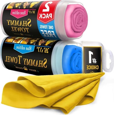 Shammy Doeken Auto - Zeem Handdoeken - Auto Drogen - Super Absorberend Krasvrij - 66 x 43 cm