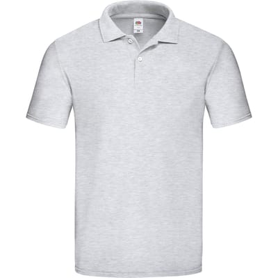 Fruit of the Loom Heren Origineel Polo Shirt (Heide Grijs)