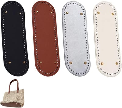 4 Stuks Haak Tas Bodem (30 x 10 cm) voor DIY Handgemaakte Tassen, Ideaal voor Schoudertassen en Accessoires