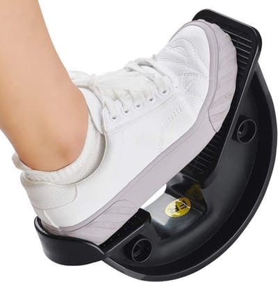 Calf Stretcher voor Fysiotherapie, Enkele Planta Board voor Voetmassage en Verbetering van Flexibiliteit en Kracht (Zwart)