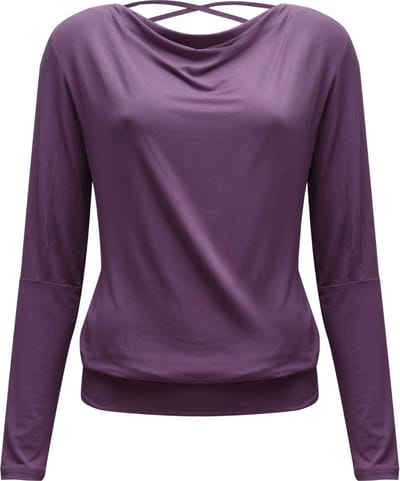 Yoga-longsleeve vloeiende shakti "ala" - vlierbes XS Loungewear shirt YOGISTAR