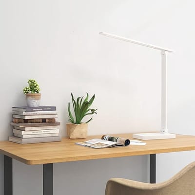 Led-bureaulamp, bureaulamp - Oogbeschermende LED Lamp - Bespaar ruimte43 x 13 x 5 cm;
