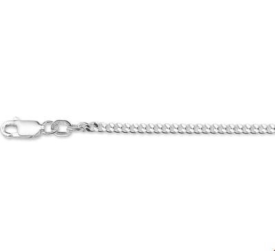 Zilveren Collier gourmet 2 1002000 40 cm