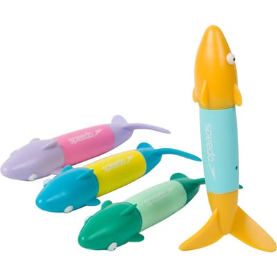 Speedo Spinnende haai Duikspeelgoed (Set van 4) (Veelkleurig)