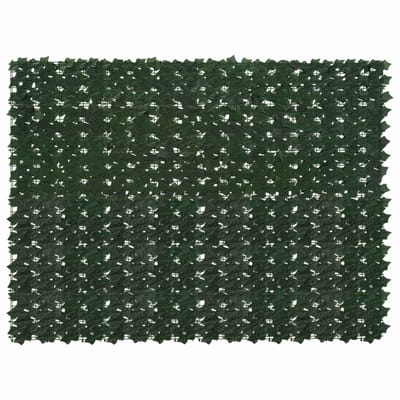 vidaXL - Balkonscherm - met - bladeren - Donkergroen - 200 - x - 150 - cm