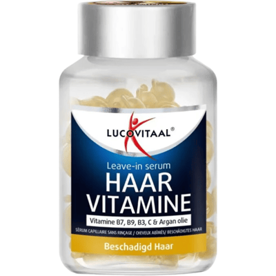 Lucovitaal Haarvitamine voor beschadigd haar - Leave-in (Geel) 25 stuks