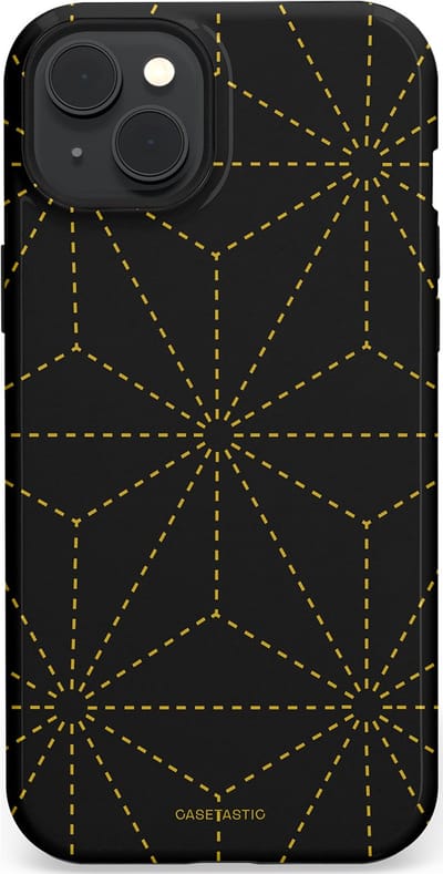 Casetastic Hoesje Geschikt voor Apple iPhone 15 Plus Magsafe - Stijlvolle Beschermende Duo-layer Case - Vouwlijn