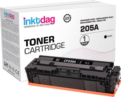 Inktdag huismerk toner cartridge voor HP CF530A nr. 205A toner cartridge zwart voor hp Color LaserJet Pro M180n MFP / Color LaserJet Pro M181fw MFP