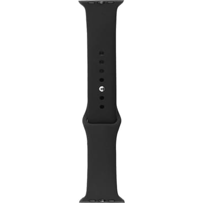 BlueBuilt Siliconen Bandje Zwart voor Apple Watch 40/41/42 mm