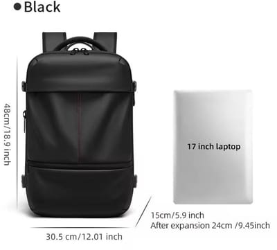 SB Travel Backpack – Compressiesysteem – Wet & Dry Vak – 17 inch Laptopvak