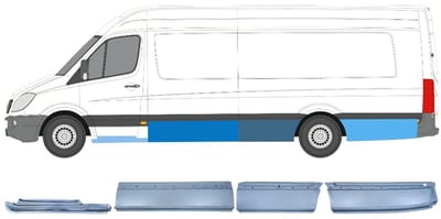 Reparatiepaneel set voor Volkswagen Crafter 2005-2017 / Links