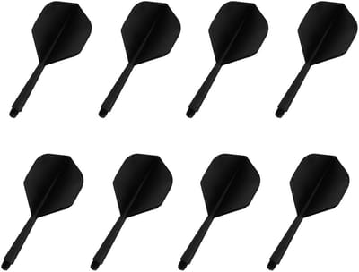 JHUBERS- Dart Shafts 75 mm - 8 Stuks - 2BA Draad - Vliegers - Duurzaam - Flexibel - Geschikt voor Beginners - Dartpijlen