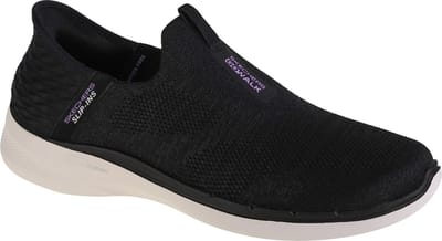 Skechers Slip-Ins: GO WALK 6 - Fabulous View, Vrouwen, Zwart, Sneakers, maat: 37