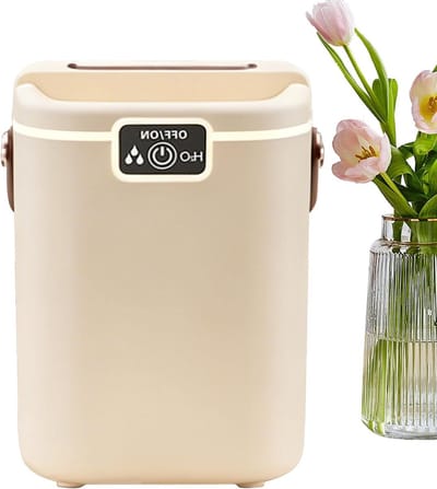Luchtbevochtiger - Vernevelaar Aroma - Binnenklimaat Verbeteren - Stille Werking - 2L Tank - Kaki