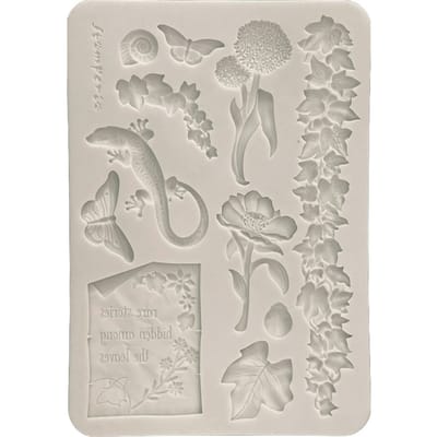 Silicon vorm A5 "All Around - Flowers and Leaves"