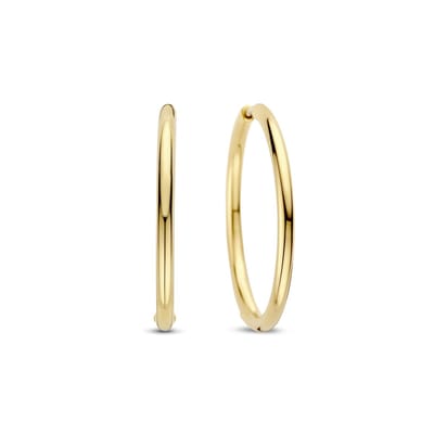 TI SENTO Dames Oorbellen - 925 zilver - Zilver geel verguld - 78007SY