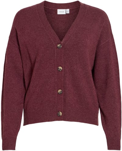 VILA gebreid vest VIRIL V-hals