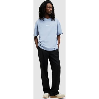 AllSaints Subverse Ss Crew Violet Blue Maat: L | Basic T-Shirts Outlet | Heren | Blauw