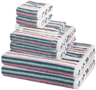 Ross Sonstiges 2 X washandjes 2 X gasten- 2 X douche- 2 X handdoek - in set 8 pack Vita