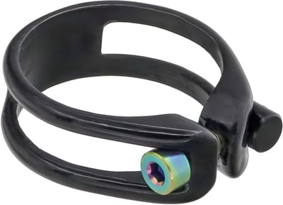 Zadelpenklem Koolstofvezel - Fietsklem Carbon - Fiets Stabiliseren - Vederlicht Gewicht - 318 mm - Zwart