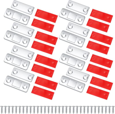 Set van 8 Sterke Zelfklevende Magneten voor Kastdeuren, Keukenkasten, en Schuifdeuren - Ideaal voor Veilig Sluiten van Meubels en Deuren